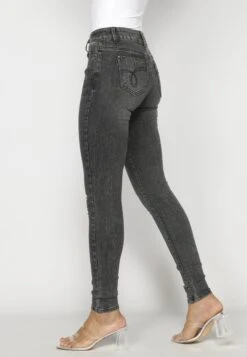 Koroshi Jeans Skinny Fit - Grey Denim -Mode Dames Winkel 0132797a2fe14effa72b3c5365c5d6b1