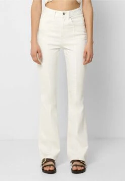 Scalpers With Seam Details - Bootcut Jeans - Ecru