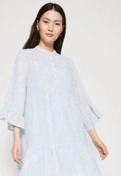 MOSS COPENHAGEN Paulie Rikkelie Dress - Blousejurk - Blue -Mode Dames Winkel 022fbac561a74ae6aa8ab5193bcbd224