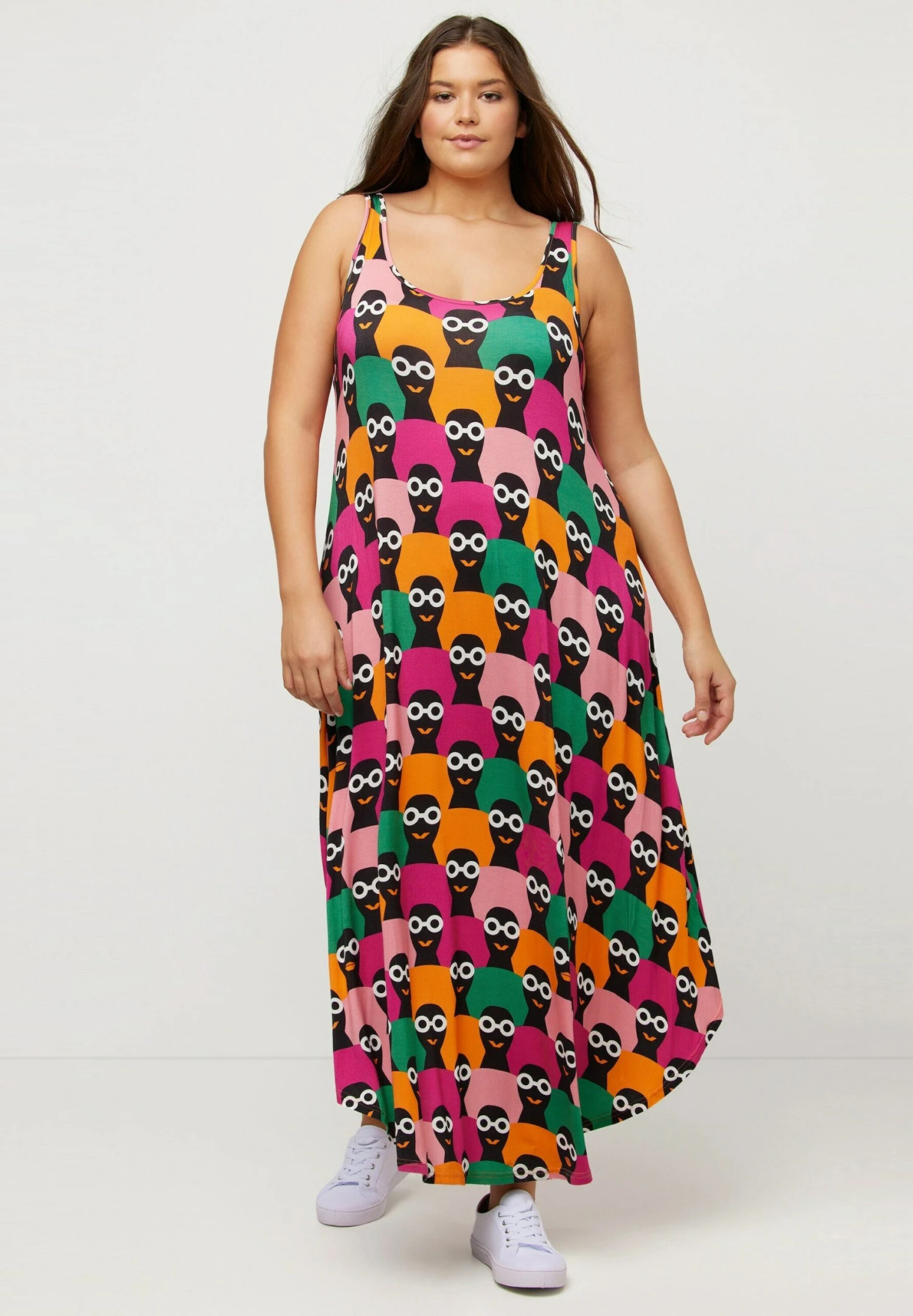 Ulla Popken Maxi-Jurk - Schwarz 4 Ulla Popken Maxi-Jurk - Schwarz - Afbeelding 2