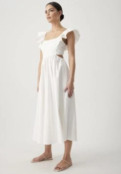 Parlour- Maxi-Jurk - Ivory -Mode Dames Winkel 052a7a2204db47cc894d4fdf5e0e3947