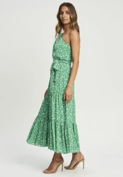 Tussah Joanna - Maxi-Jurk - Riley Floral Green -Mode Dames Winkel 0768958157ab4af79e6bec74f618252d