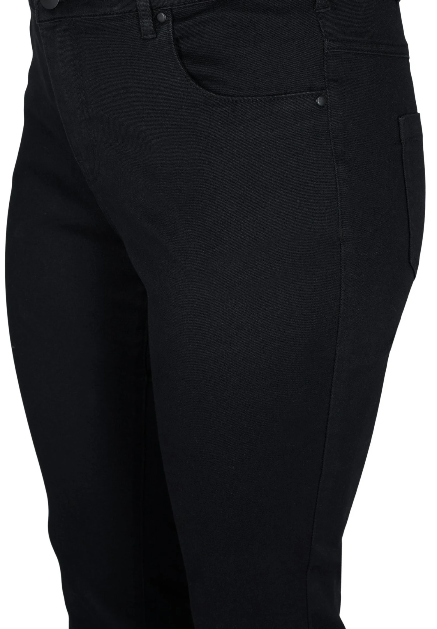 Zizzi With Normal Waist - Slim Fit Jeans - Black 8 Zizzi With Normal Waist - Slim Fit Jeans - Black - Afbeelding 6