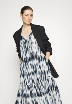 DKNY V Nek Dress - Jurk - Denim Multi -Mode Dames Winkel 0a4a4ed3499e4e2dbdf6f08cf358f3e9