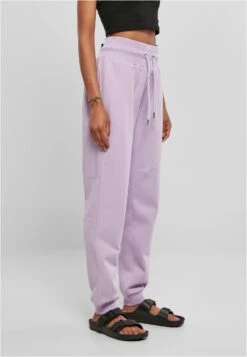 URBAN CLASSICS Ladies Organic High Waist Sweat Pants - Trainingsbroek - Lilac -Mode Dames Winkel 0a89f188f1614f029910665154c3fc4f