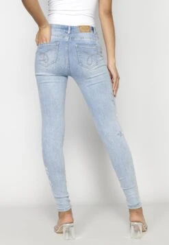 Koroshi Slim Fit Jeans - Azul Cl Light Blue -Mode Dames Winkel 0c2250aa4d0f497fbeafc8c35531de4b