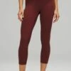 Lululemon Align Hr Crop 23 - Legging - Red Merlot -Mode Dames Winkel 0c23076261434676a94df6d36fd5425f