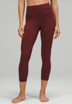 Lululemon Align Hr Crop 23 - Legging - Red Merlot