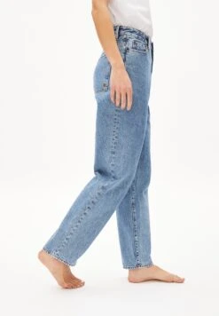 Armedangels Andraa Retro - Straight Leg Jeans - Light Salty Blue -Mode Dames Winkel 0cff3d4607b54091b69998aa1b7cd07a