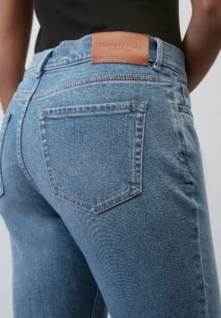 Marc O'Polo Modell Skara High Waist - Slim Fit Jeans - Dark Blue Wash