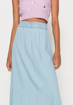 ONLY Onlpema Venedig Life - Maxirok - Light Blue Denim -Mode Dames Winkel 0f9678e0f5d7489ab4f9a173476fd883