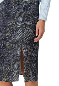 Zero Midi Met Beenopening - Kokerrok - Dark Bluelight Blue -Mode Dames Winkel 1174b573fd6042b59357a4c4d0b1e6b0