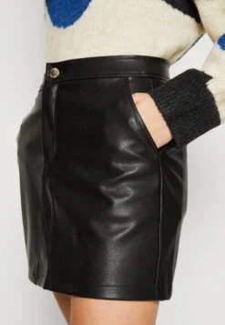 ONLY Onlzippi Lea Skirt - Minirok - Black -Mode Dames Winkel 122aa3e716134a80b86d1cad090deb22