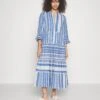Yasanine 3/4 Midi Dress S. - Fest - Maxi-Jurk - Birchdetail:W. Olympian Blue 1 Yasanine 3/4 Midi Dress S. - Fest - Maxi-Jurk - Birchdetail:W. Olympian Blue -Mode Dames Winkel 1458138d50a244f1b8090ca41827a32f