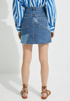 Koton Color Block- Jeansrok - Light Indigo 7 Koton Color Block- Jeansrok - Light Indigo -Mode Dames Winkel 14ba76fe9f7b49888247af9352783b28