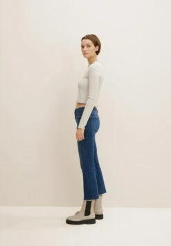 TOM TAILOR Denim Straight Leg Jeans - Used Dark Stone Blue Denim 16 TOM TAILOR Denim Straight Leg Jeans - Used Dark Stone Blue Denim -Mode Dames Winkel 1a0abbaa79854626b0f85c0ada330b5c