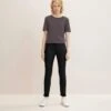 TOM TAILOR Denim Nela- Jeans Skinny Fit - Coated Black Denim -Mode Dames Winkel 1b10ff08da9a4087abecf40002601d57