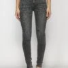 Koroshi Jeans Skinny Fit - Grey Denim -Mode Dames Winkel 1c027733f8a44b5e8a5eab78bb82e57f