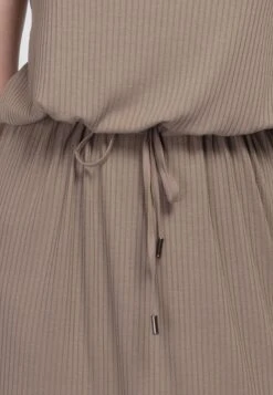 HELMIDGE Gebreide Jurk - Beige -Mode Dames Winkel 211e81b2f8e4434a8dde97f660a9c607