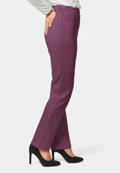 GOLDNER Broek - Aubergine -Mode Dames Winkel 22cedab1452f4ea5846f94901b94c0c1