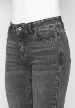 Koroshi Jeans Skinny Fit - Grey Denim -Mode Dames Winkel 23c5114701564bcbbd76166d5a6f3532