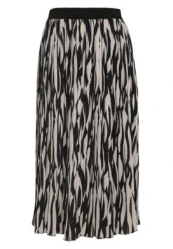 Longue PlisséeÀ Imprimé Bicolore - A-Lijn Rok - Black -Mode Dames Winkel 2529e250f1a64634b60ebd775abb9e58