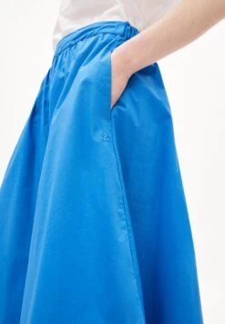 Armedangels Jasinaa - A-Lijn Rok - Warm Blue -Mode Dames Winkel 27734e9b0365494e8d0657c8ae14318e