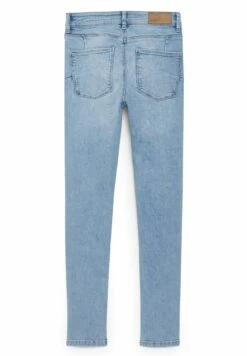 Slim Fit Jeans - Denim Light Blue -Mode Dames Winkel 279f859082bc4e45bf6544aff50bae3f