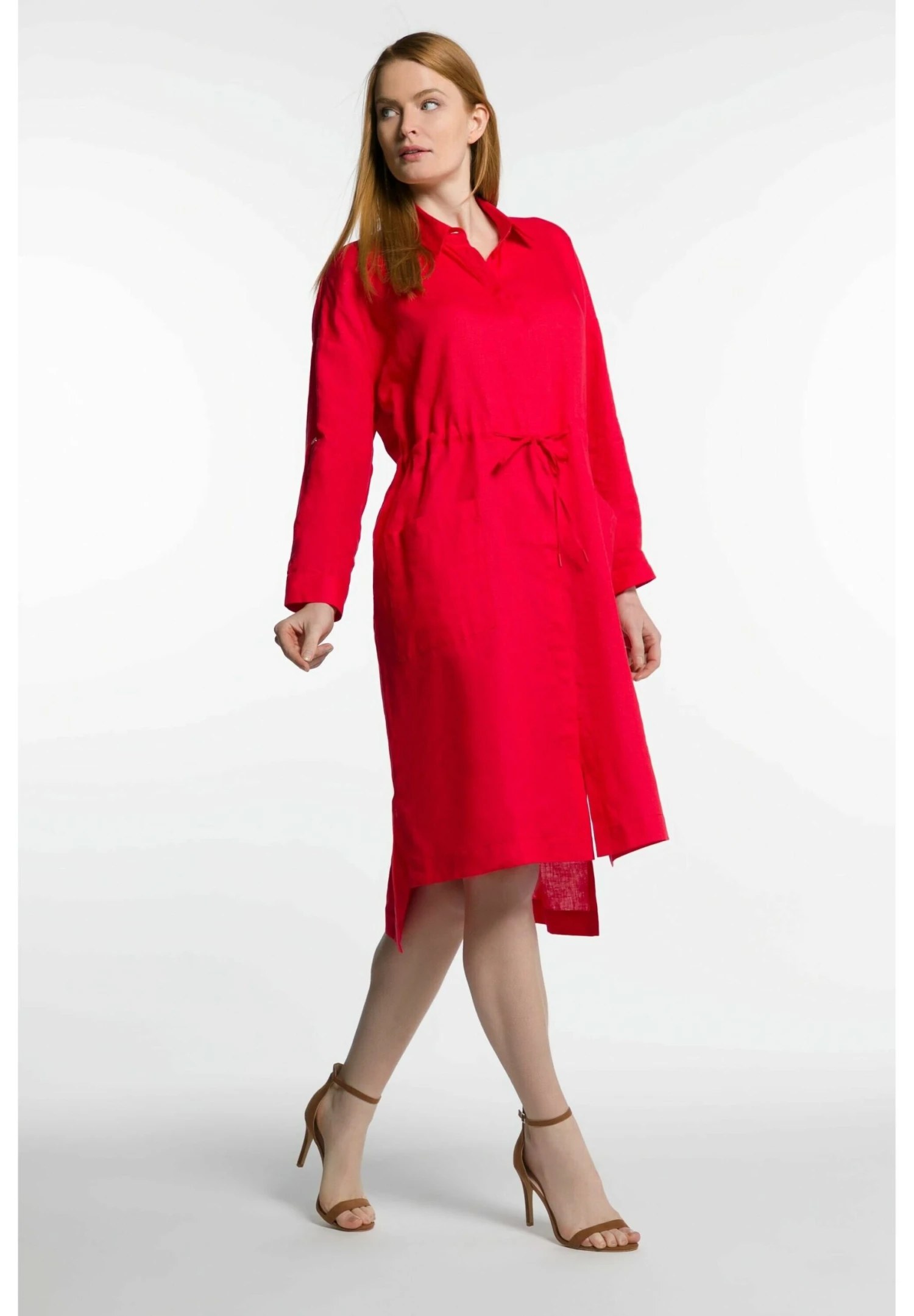 Ulla Popken Blousejurk - Salsa Rot 4 Ulla Popken Blousejurk - Salsa Rot - Afbeelding 2