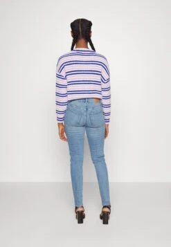 Mid Waist Skinny Jeans - Jeans Skinny Fit - Standard Blue -Mode Dames Winkel 2bac1e04a0554bba887ee28d35c3a18c