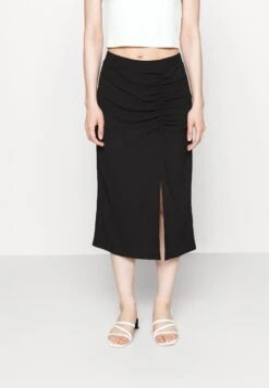 Vero Moda Petite Vmjona Calf Skirt - Kokerrok - Black