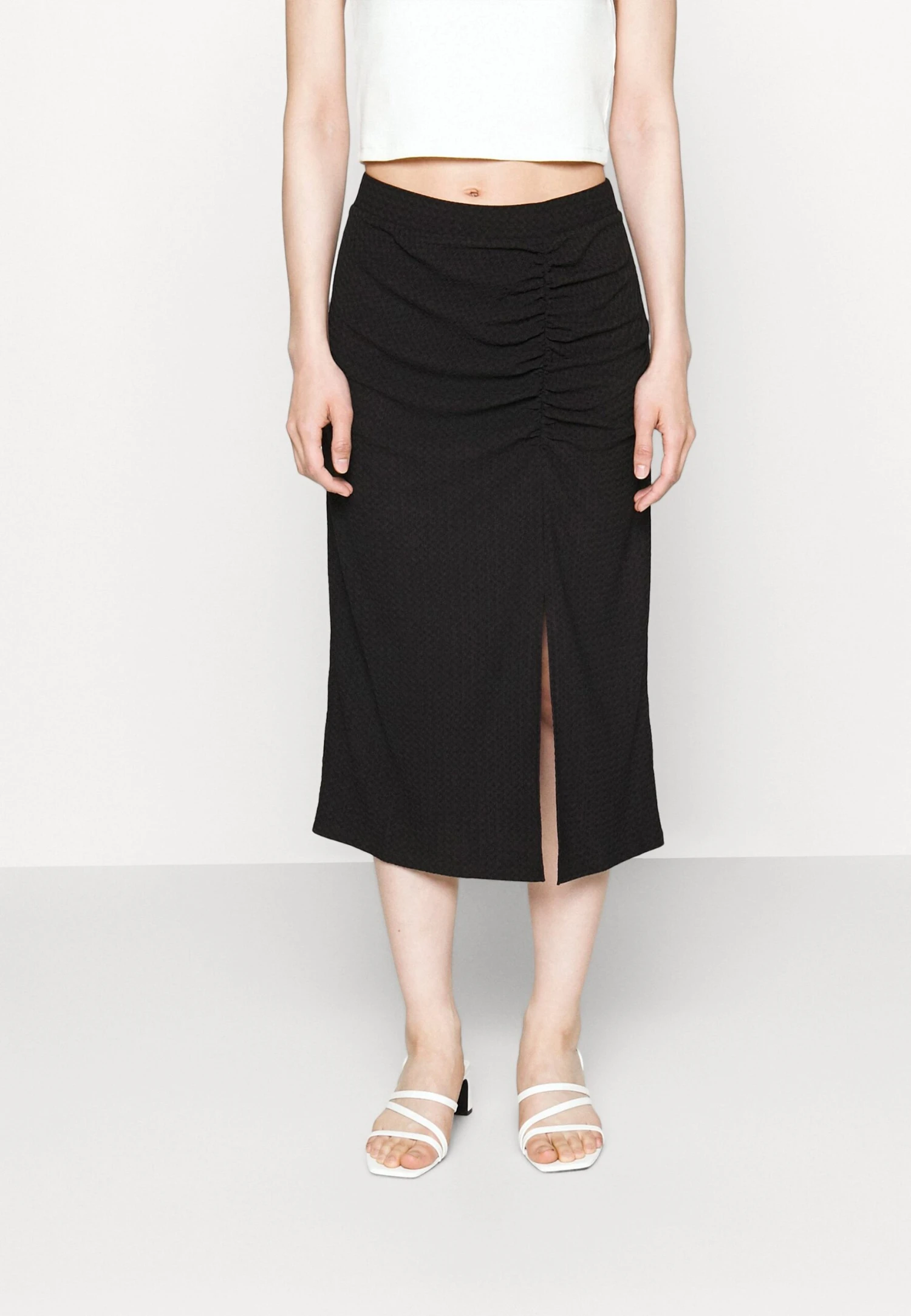 Vero Moda Petite Vmjona Calf Skirt - Kokerrok - Black 3 Vero Moda Petite Vmjona Calf Skirt - Kokerrok - Black