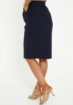 Kokerrok - Dark Blue -Mode Dames Winkel 2c733aa49dae4f82a07a70341af29364