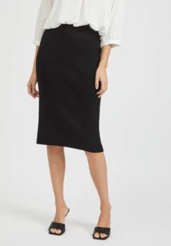 Vila Viril Pencil Skirt - Kokerrok - Black