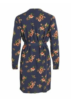 Vila Taillengürtel- Blousejurk - Navy Blazer -Mode Dames Winkel 2fd36eb0e7d14898b491a6888a2017b2