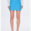 Waist Detailed Slit - Minirok - Blue -Mode Dames Winkel 3300a7d15df74b6dac9baf94aa720395