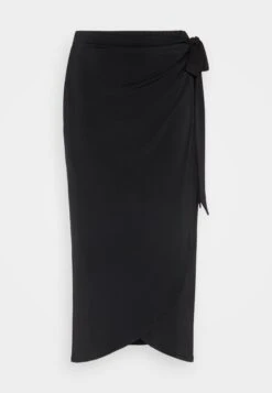 Vmfrances Calf Skirt - Wikkelrok - Black -Mode Dames Winkel 394a0de552b241e4a1cc375c3d27ef20