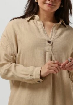 Blousejurk - Zand -Mode Dames Winkel 3aa6306c056e4ff59b9f6f5804fadbf8