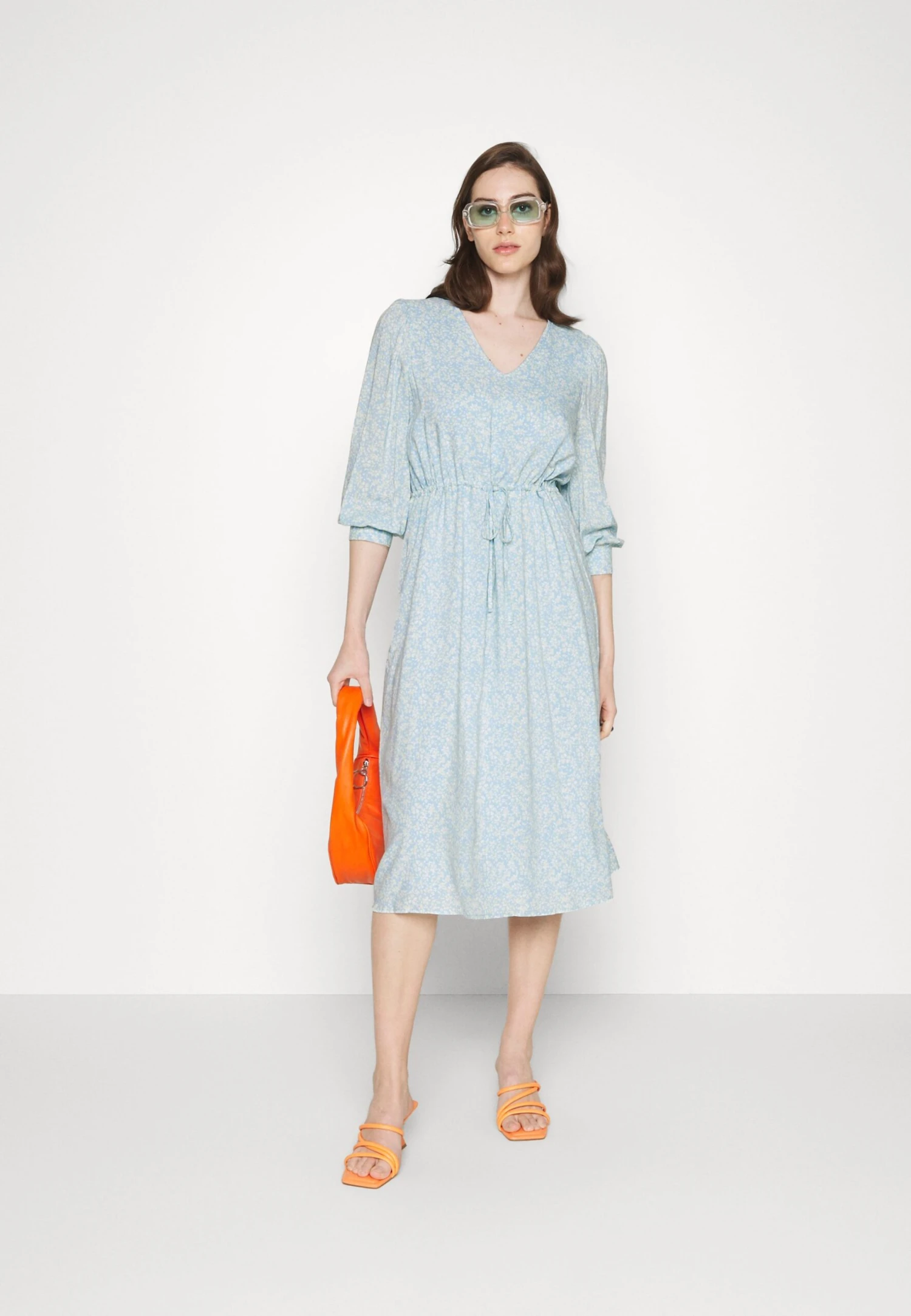 Selected Femme Slfbrenda Damina - Jurk - Blue Bell 4 Selected Femme Slfbrenda Damina - Jurk - Blue Bell - Afbeelding 2