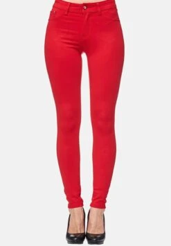 Jeans Skinny Fit - Rot