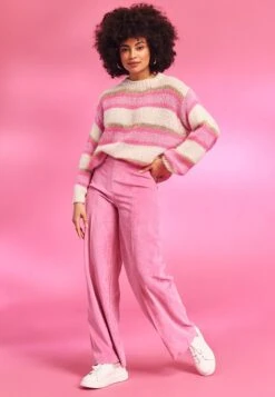 LOLALIZA Corduroy- Broek - Pink -Mode Dames Winkel 412d1991b6f74c9aa075db6aedc805ce