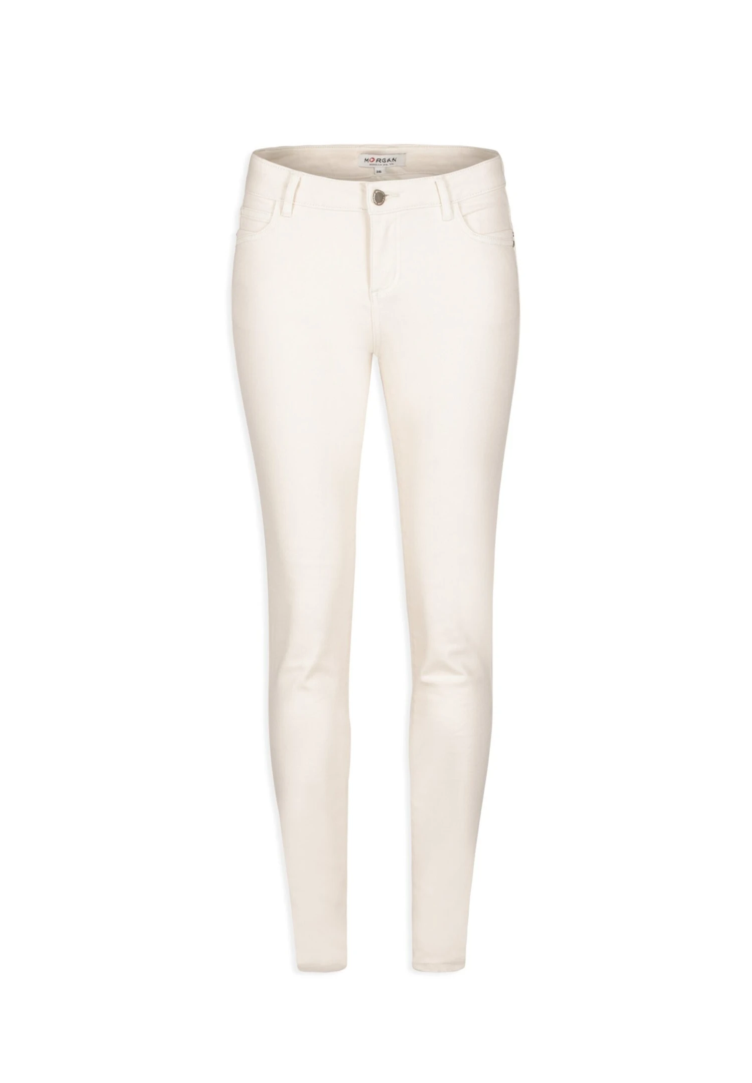 MORGAN Jeans Skinny Fit - White Denim 6 MORGAN Jeans Skinny Fit - White Denim - Afbeelding 4