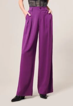 Cady Pleated- Broek - Purple