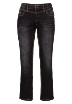 Sheego Lana - Bootcut Jeans - Black Denim -Mode Dames Winkel 4817784f868a480baec9bcdd15d132de