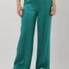 Broeken Wide Leg P - Broek - Petrol -Mode Dames Winkel 4b6ca0a098334a73aaca394bbc63b47f