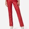 Low Cut - Leren Broek - Red 1 Low Cut - Leren Broek - Red -Mode Dames Winkel 4bf7b94f9d764309b376cf5f9f6a02ce