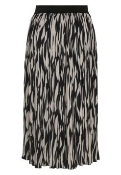 Longue PlisséeÀ Imprimé Bicolore - A-Lijn Rok - Black -Mode Dames Winkel 4f04b4c3a4354d15841a5e9a5a2a6199