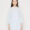MOSS COPENHAGEN Paulie Rikkelie Dress - Blousejurk - Blue -Mode Dames Winkel 5120520c69e847caa652e0f635efeb4e