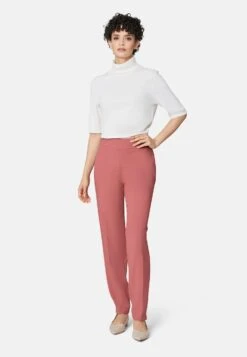 Schmale Bügelfalten - Broek - Geranienrosa -Mode Dames Winkel 5294931caad34e42956d9bf0a090c48b