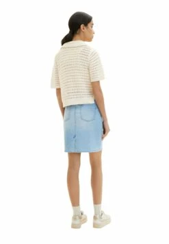 Tom Tailor Mit Kordelzug - Jeansrok - Light Stone Blue Denim -Mode Dames Winkel 52fef899aa744d008730bfb179607e02